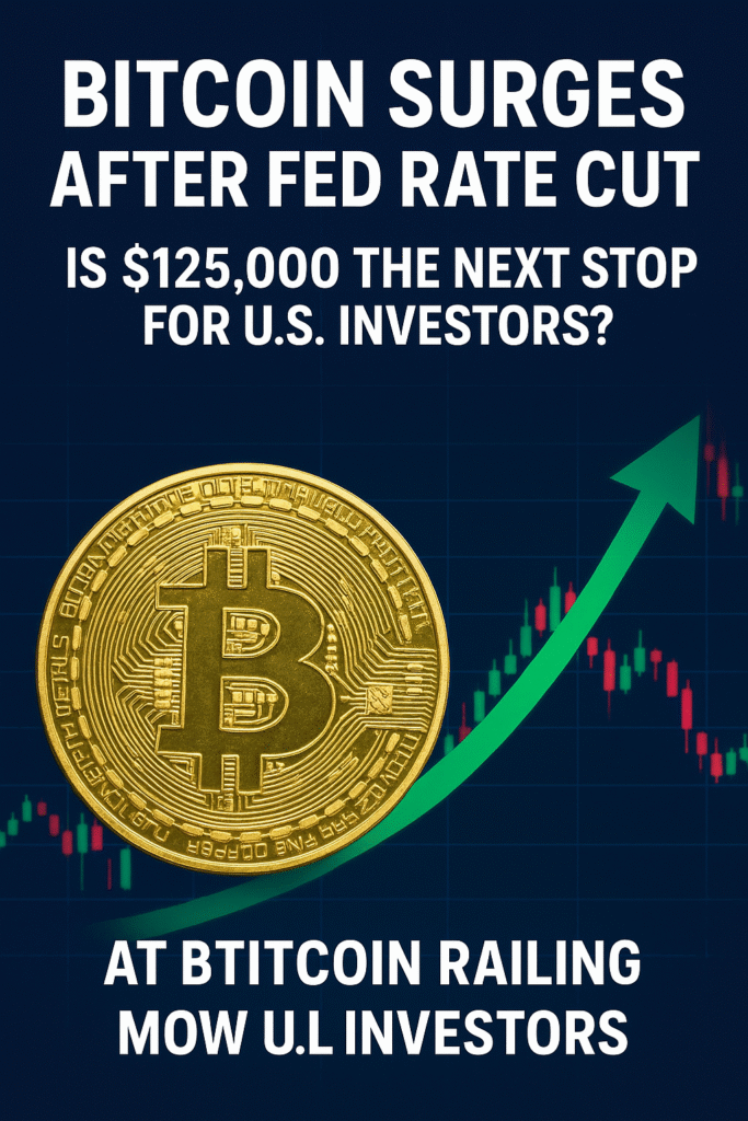 Fed Rate Cut Fuels Bitcoin Rally: U.S. Investors Eye $125,000 Target”
