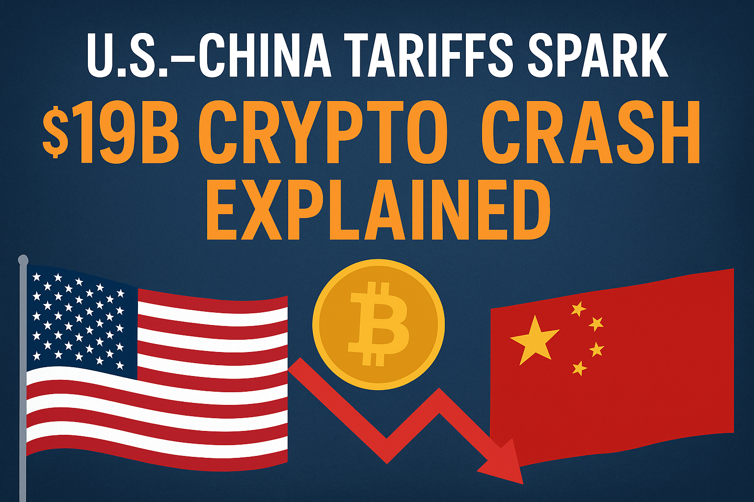U.S.–China Tariffs Spark $19B Crypto Crash Explained in 2025